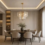 Neoklassik şüşə çilçıraq 26048/60 - Image 2