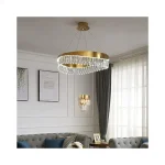 Şüşə daşlı qızılı çilçıraq TH450 - Image 3