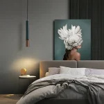 Yaşıl rəngli mərmər asma işıq 8830 - Image 3