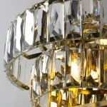 Qızılı, kristal divar işığı 9079 - Image 6