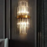 Kristal divar işığı, bronz 610 - Image 2