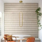 Led işıqlı qızılı minimalist asma işıq 1176 - Image 4
