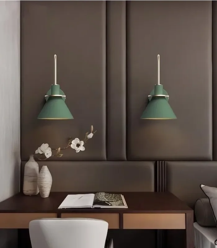 Yaşıl lampalı divar işığı W7139 - Image 5