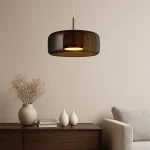 Qara şəffaf şüşəli asma işıq MD3032 - Image 4