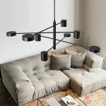 Forması dəyişilə bilən çilçiraq, qara, 6085 - Image 3