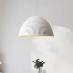 Ağ kreativ  çilçiraq, rezin materiallı 8877 - Image 4
