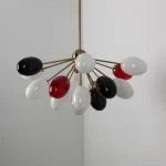 Rəngli şarlardan ibarət çilçıraq, 10-lu, 9037 - Image 6