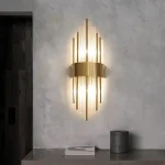 Kristal divar işığı, paslanmaz polad - Image 5