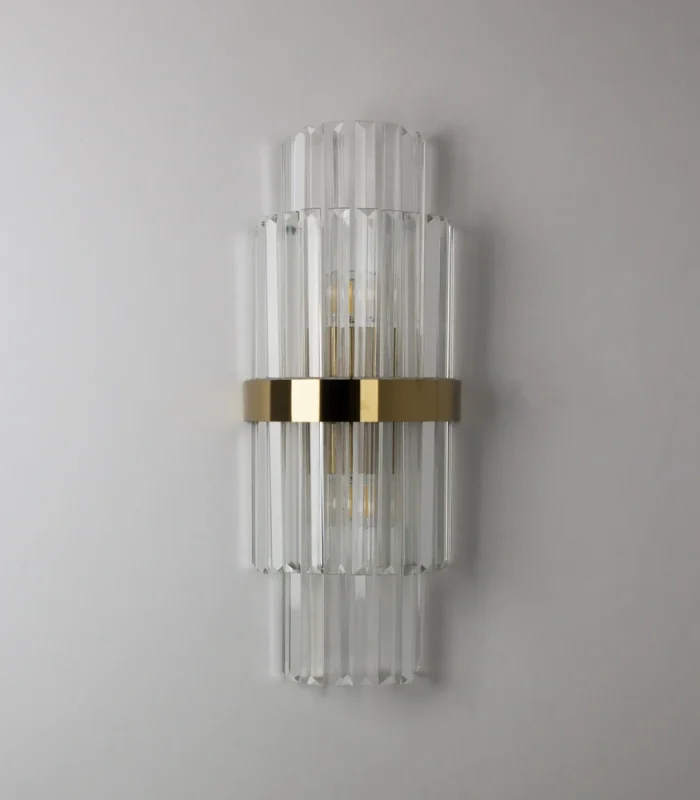 Kristal divar işığı, bronz 610 - Image 7