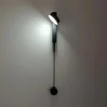 Divar işığı dimmer sistemi ilə, LED, qara rəngli 9126 - Image 5