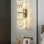 Kristal qaşlı qızılı divar işığı 5035 - Image 3