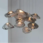 Şüşə material asma işıq 1125 - Image 2