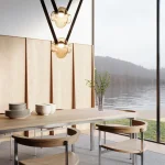Şüşə material asma çilçıraq MD1402 - Image 2