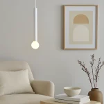 Ağ modern asma işıq KT-160WH - Image 2