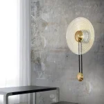 Halqa zolaqlı şüşə divar işığı W8009 - Image 7