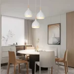 Ağ mat alüminium asma işıq T 7813 - Image 3