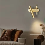 Qızılı rəng insan fiqurlu divar işığı B3431 - Image 7