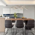 5 halqalı çiıçıraq, qızılı 8001 - Image 5