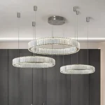Kristal daşlı gümüşü çilçıraq TH372 - Image 2