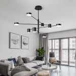 Forması dəyişilə bilən çilçiraq, qara, 6085 - Image 2