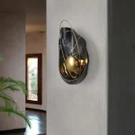 Divar işığı qara rəng, dəmir 9106 - Image 4