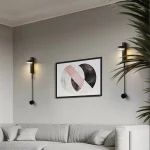 Divar işığı dimmer sistemi ilə, LED, qara rəngli 9126 - Image 6