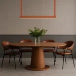 Kəmər materiallı masaüstü çilçıraq D8304 - Image 3