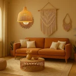 Rattan Materiallı Çilçıraq KT-GY330 - Image 3