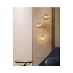 Qızılı şüşə toplu divar işığı 9025 - Image 3