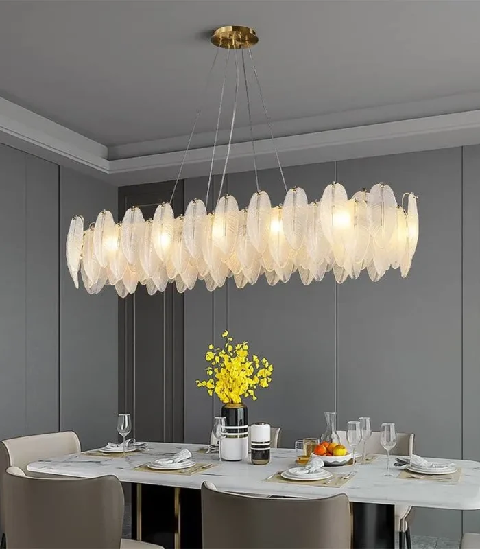 Masa üstü yarpaq formalı çilçıraq 544 - Image 2