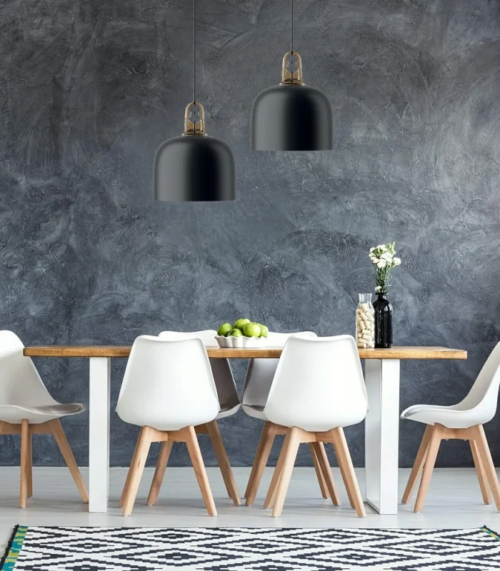 Qara minimalist asma işıq P1426 - Image 2