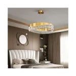 Şüşə daşlı qızılı çilçıraq TH450 - Image 2