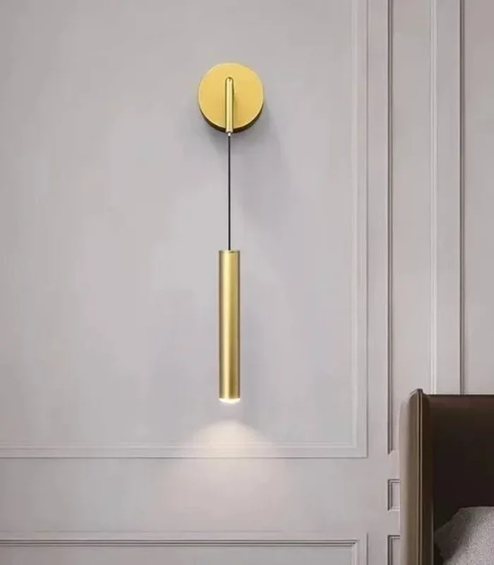 Minimalist qızılı divar işığı 3433 - Image 3