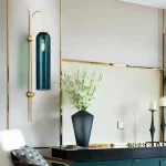 Divar işığı şüşəli 9087 mavi - Image 3