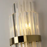 Kristal divar işığı, bronz 610 - Image 3