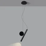 Qara modern asma işıq 8974 - Image 2