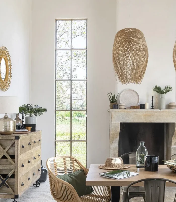 Rattan Materiallı Çilçıraq KT-GY250 - Image 3