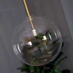 Təkli asma işıq, modern şüşəli model 9031 - Image 2
