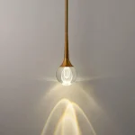 Qızılı təkli asma işıq KT-3365 - Image 3