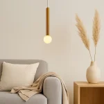Qızılı modern asma işıq KT-160GD - Image 2