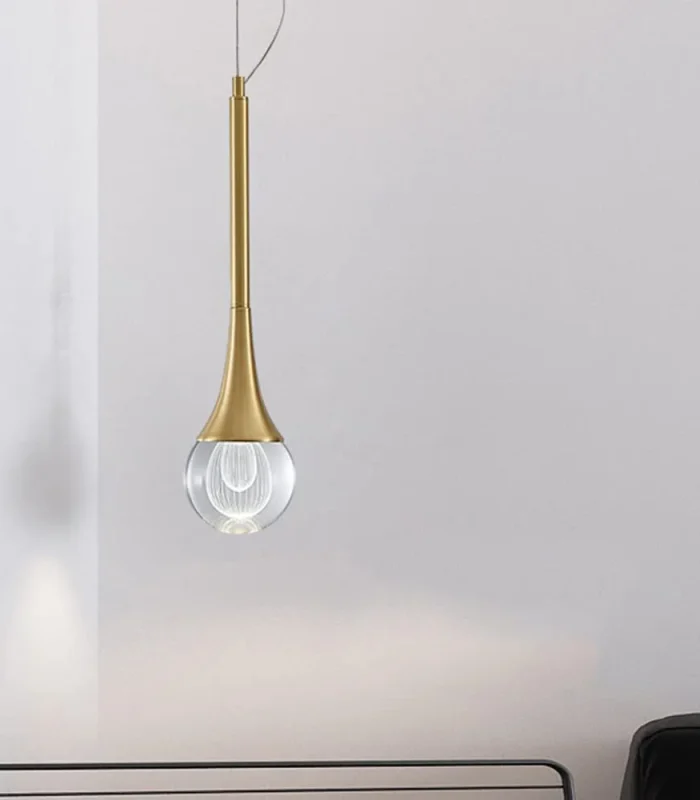 Qızılı təkli asma işıq KT-3365 - Image 4