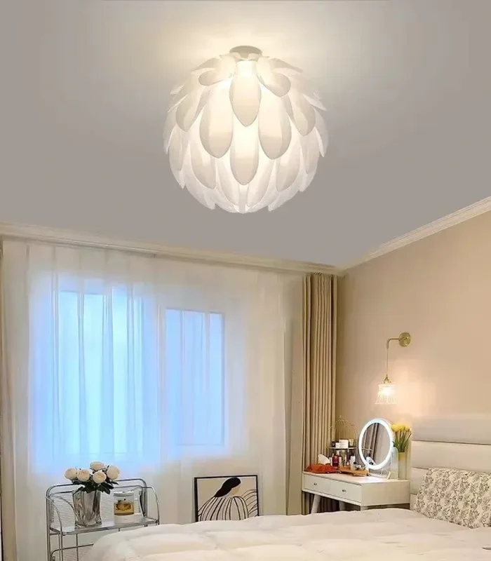 Modern ağ çilçıraq D1535 - Image 2