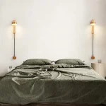 Divar işığı dimmer sistemi ilə, LED, qara rəngli 9126 - Image 4
