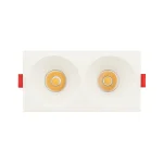 İkili led spot ağ rəngli GES-2