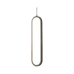 Led işıqlı qara minimalist asma işıq 1176