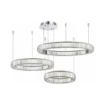 Kristal daşlı gümüşü çilçıraq TH372